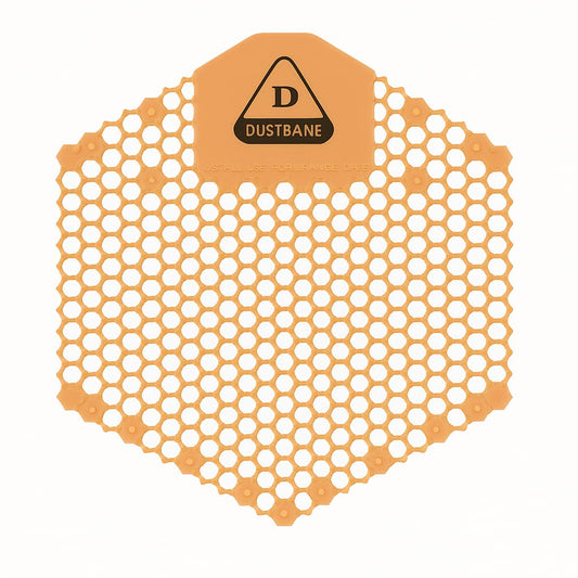 3D Shield mango-scented urinal screen – eliminates 99% splashback – free Montreal delivery