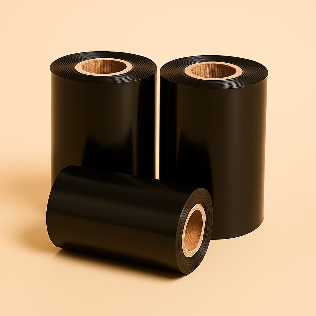 4.33 x 1476 Zebra Thermal Transfer Wax Ribbon – 110mm x 450m – Black Printing Ribbon