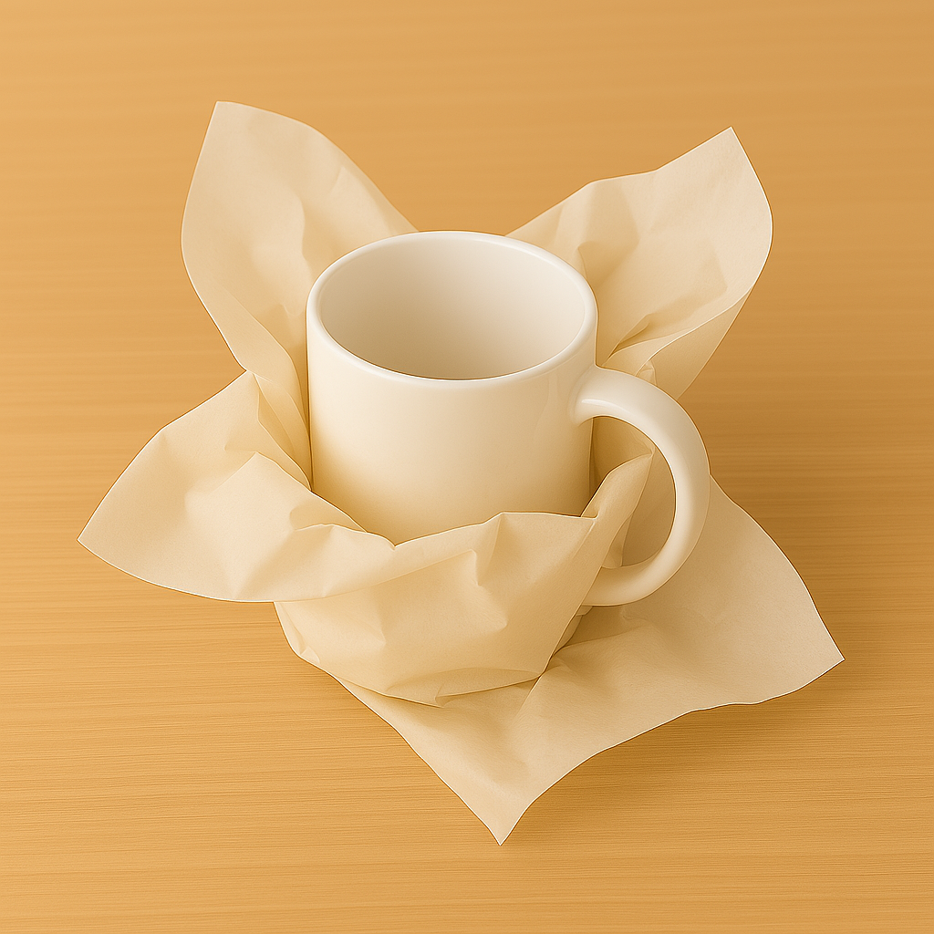 White Tissue Paper – Recycled – 18" x 24" – 480 Sheets - Depot 365