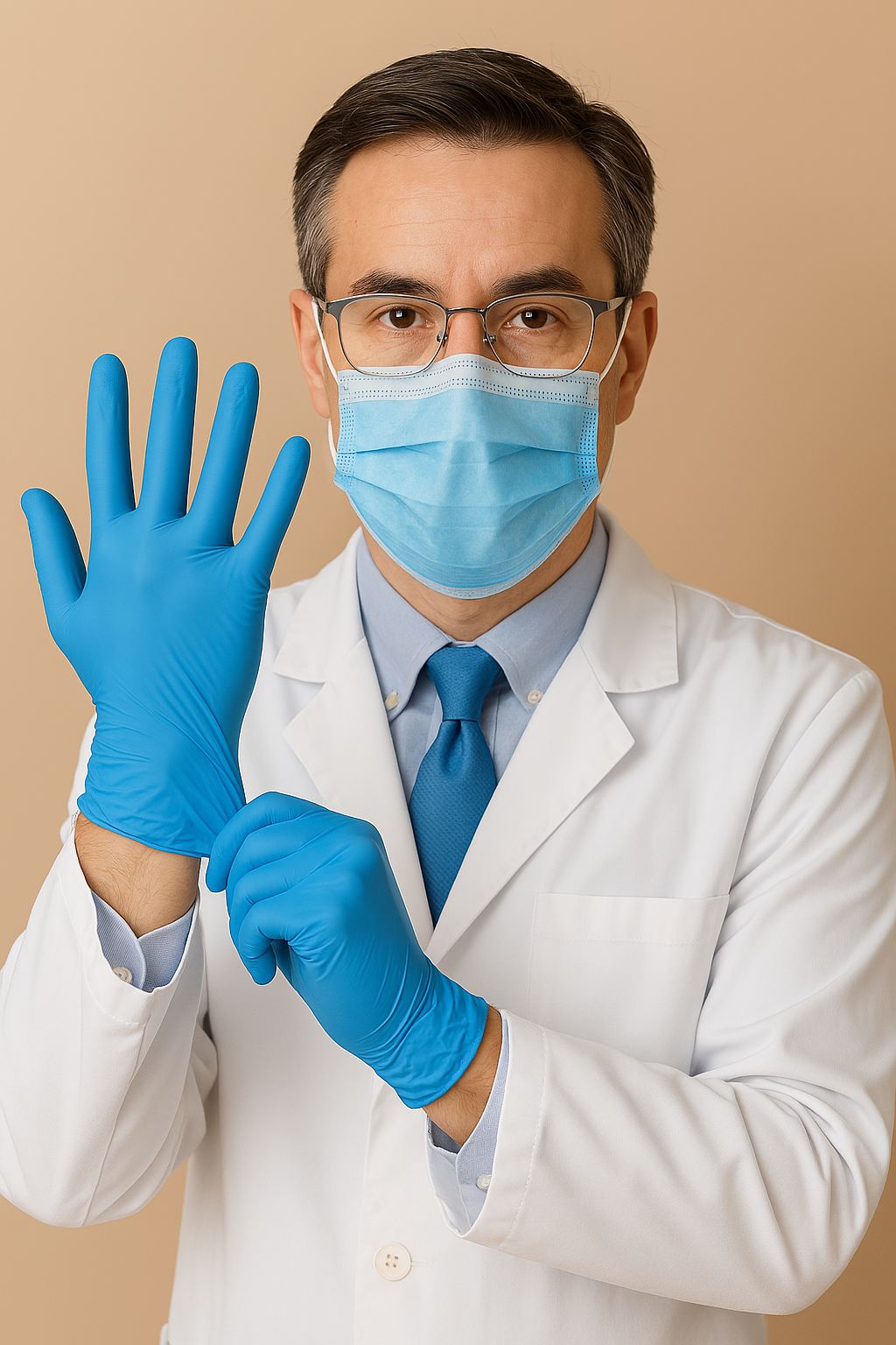 NITECH® EDT Blue Synthetic Gloves – 5mil – Powder-Free – Medical Grade – Large – Box of 100 - Depot 365