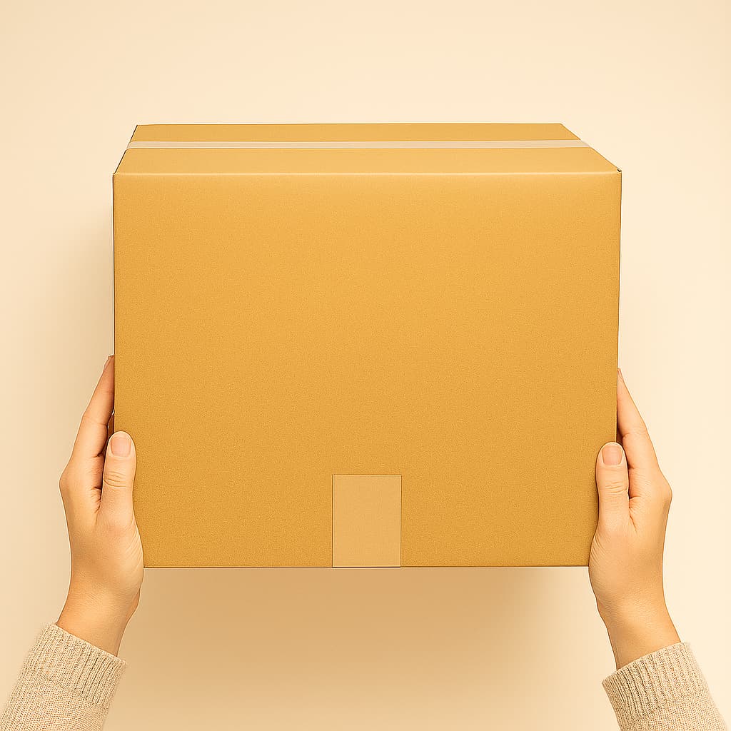 Boîte corrugée hauteur ajustable 16x16x16″ ECT-32, découpez, lot de 25