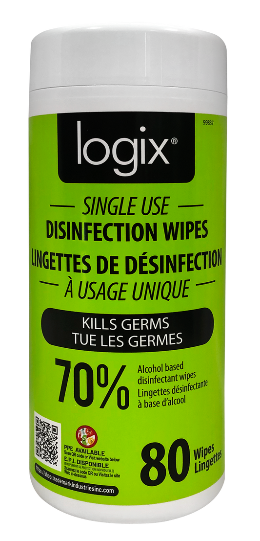 Logix Disinfectant Wipes | Kills 99.9% of Germs - Depot 365