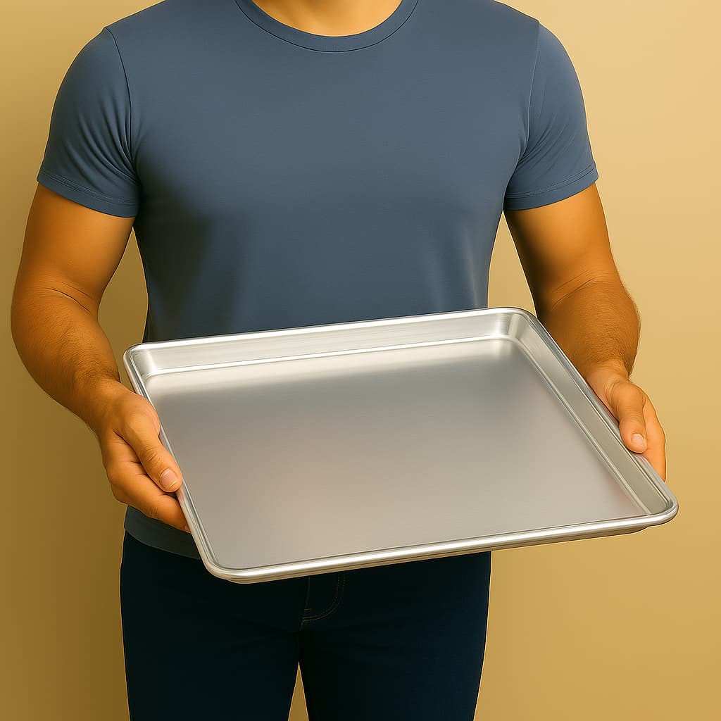 Plaque de cuisson en aluminium 18 x 13 pouces – calibre 18