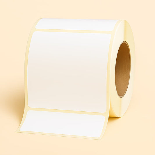 4x4 thermal shipping labels – 3 inch core – compatible with Zebra printers – free delivery in Montreal