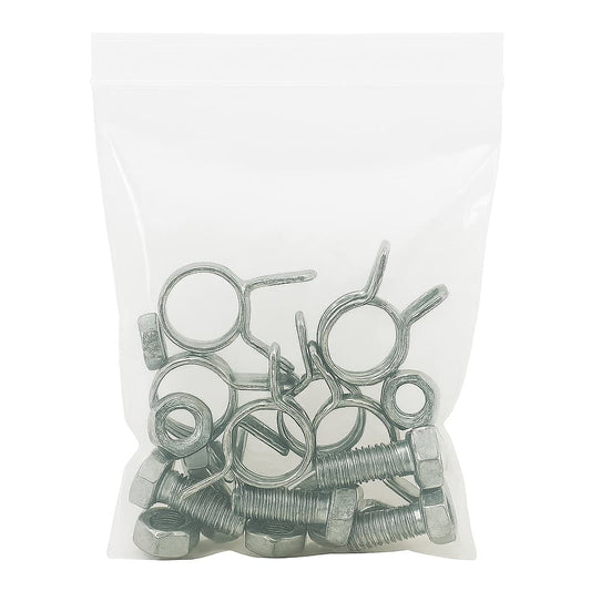 10x12 reclosable poly bags 2 mil clear zip bags for packaging and storage – Depot365