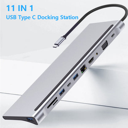 USB-C Laptop Expansion Dock – 6-in-1 Hub for MacBook, PC & More