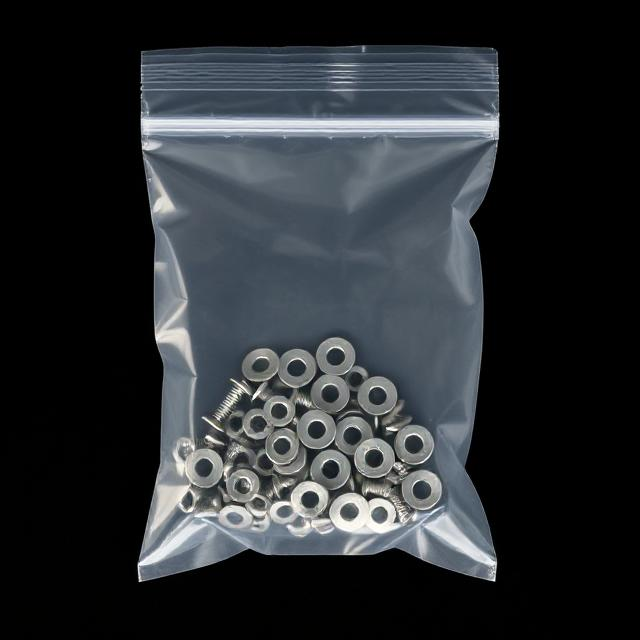 4x6 4 Mil Reclosable Bags – 1000 per pack, heavy-duty clear zipper bags