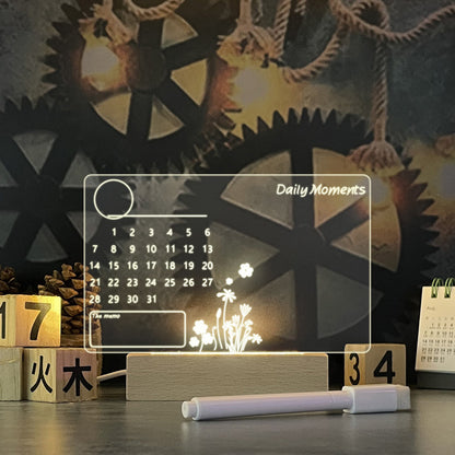 Creative LED Night Light USB Message Board – Rewritable Glow Board for Notes, Doodles & Reminders – Perfect for Home, Office & Gifts