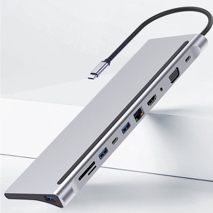 USB-C Laptop Expansion Dock – 6-in-1 Hub for MacBook, PC & More
