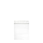 Reclosable storage bags with hole for retail display, 8x10 size