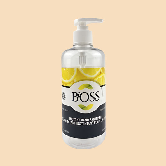 Bioss Hand Sanitizer Gel – 75% Alcohol – Lemon Scent – 500ml - Depot 365 