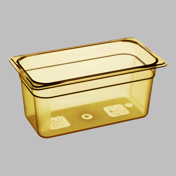 Cambro 36HP150 1/3 Size Amber Food Pan – High Heat H-Pan - Depot 365 