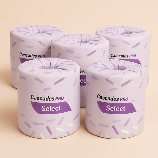 Cascades PRO Select 2-ply white toilet paper, 420 sheets per roll, 48 rolls per case – Depot 365
