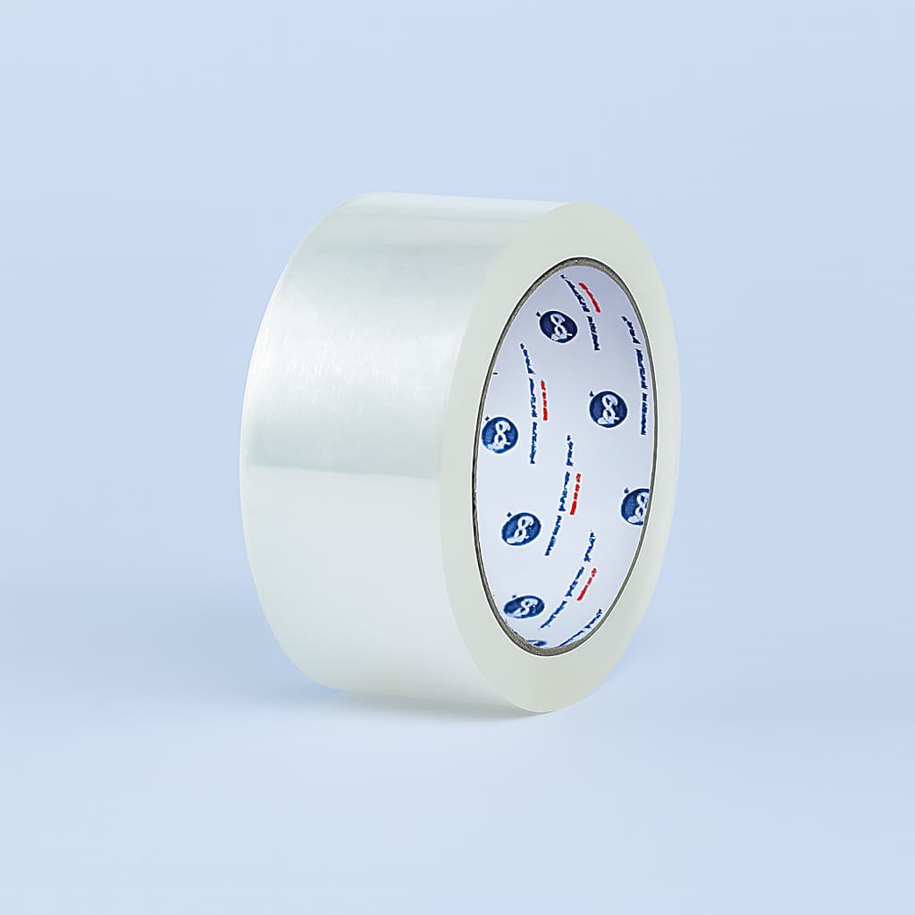 Clear packaging tape 1.85 mil 48mm x 100m heavy-duty – case of 36 rolls