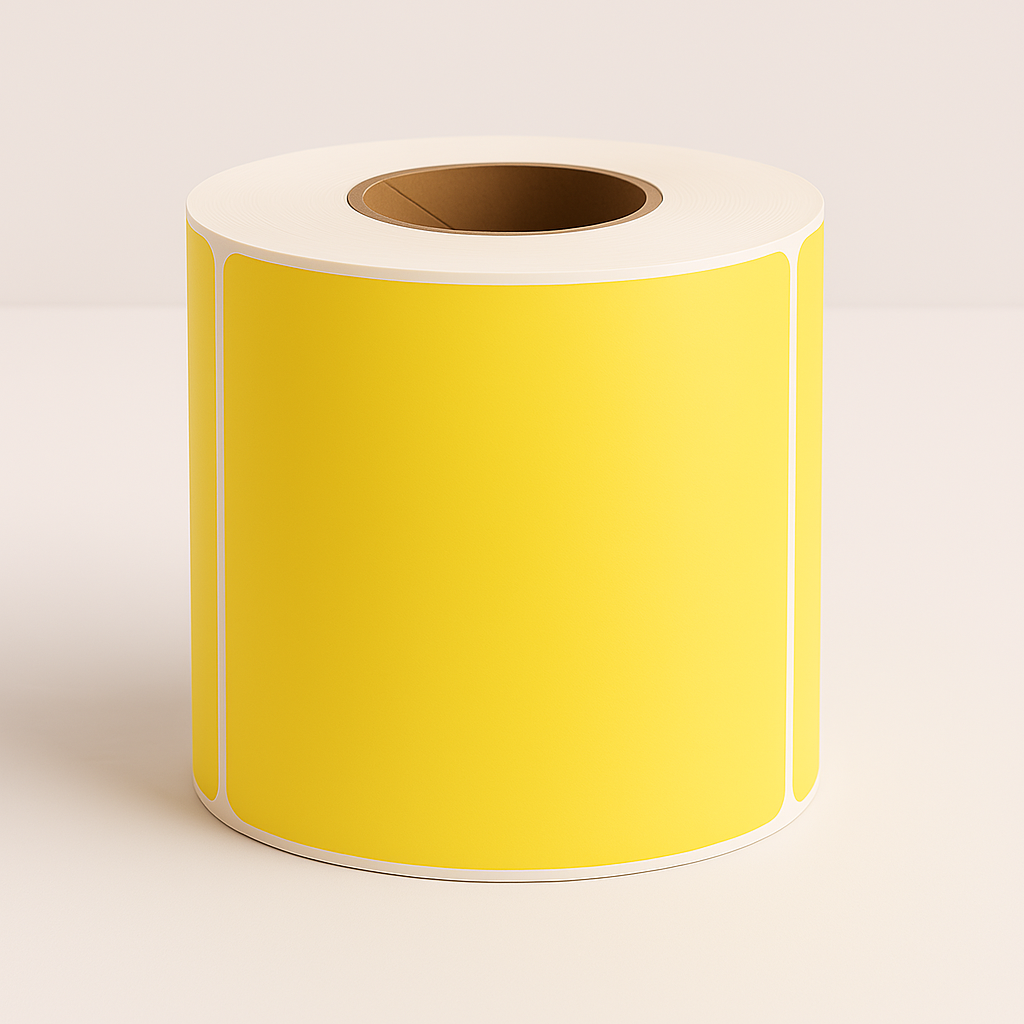 Thermal Transfer Labels – 4" x 4" - 3" Core - 1500 Labels/Roll Coloured (Industrial Use) - Depot 365 