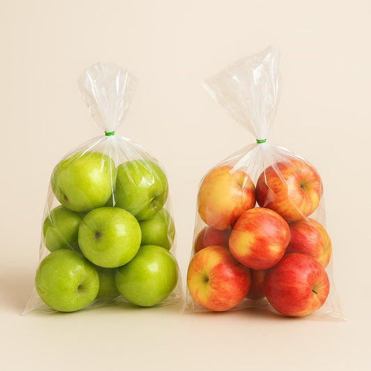 Plain produce bags 10.5 x 20 inches – bulk case of 4,000 – fruits and vegetables packaging – Depot 365
