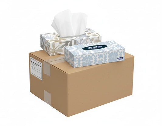 Case of 30 Scotties facial tissue boxes