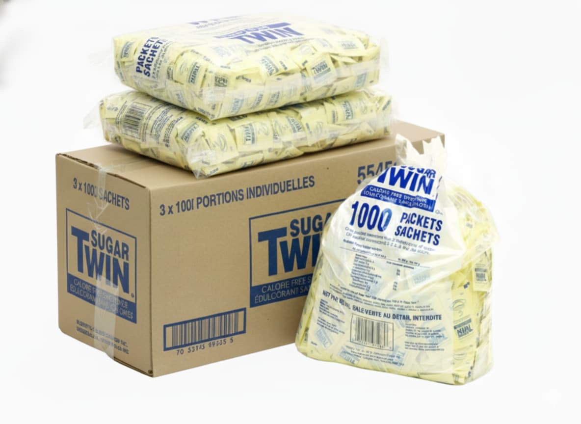 Sugar Twin calorie free sweetener — 3000 individual packets (3 × 1000), 0.8 g each