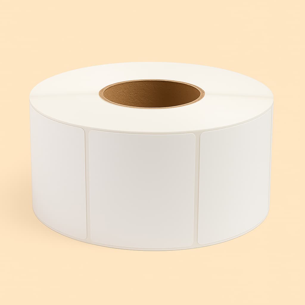 4x4 thermal shipping labels – 3 inch core – compatible with Zebra printers – free delivery in Montreal