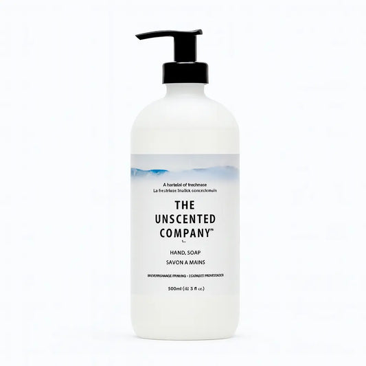 Unscented hand soap 500ml bottle gentle liquid hand wash for home and business